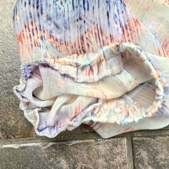 New NWT Victoria’s Secret Multicolored Tye Dye Swim Suit Cover Up Small - Picture 7 of 11